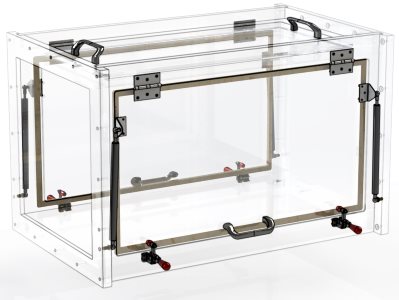wind tunnel test section clear acrylic closed